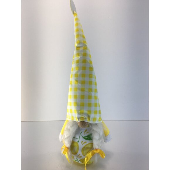 Lemon Gnomme Plush Kitchen Home Decor Weighted Sitter 15” & 14” Tall - Picture 16 of 16